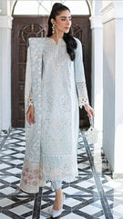 QALAMKAR LAWN SKY BLUE