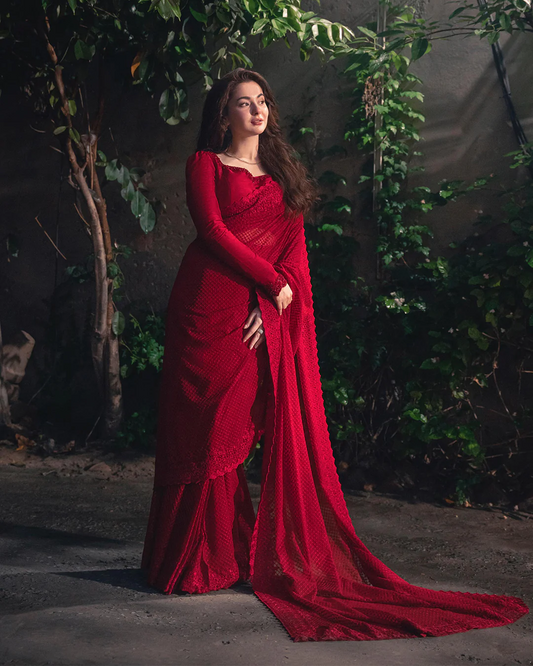 FAIZA SAQLAIN SAREE