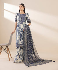 Sapphire 3 Piece - Embroidered Lawn Suit
