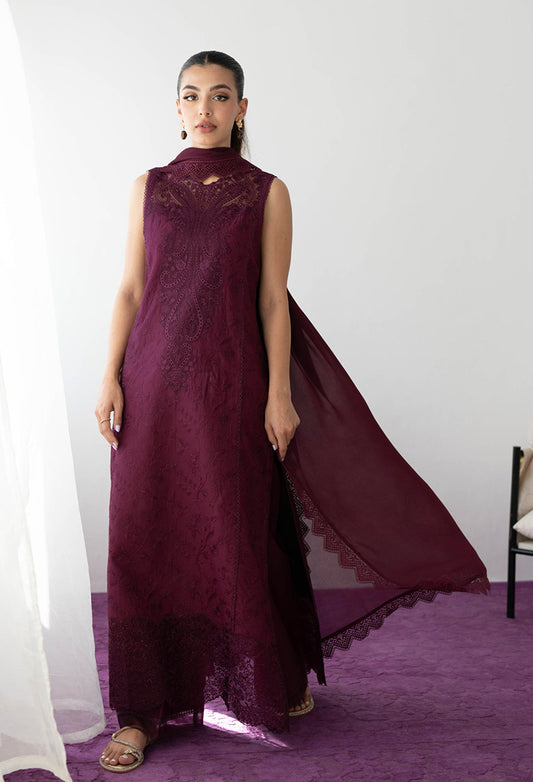 Zaib Magenta Lawn JC-25